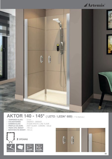 SHOWER ENCLOSURES CATALOGUE