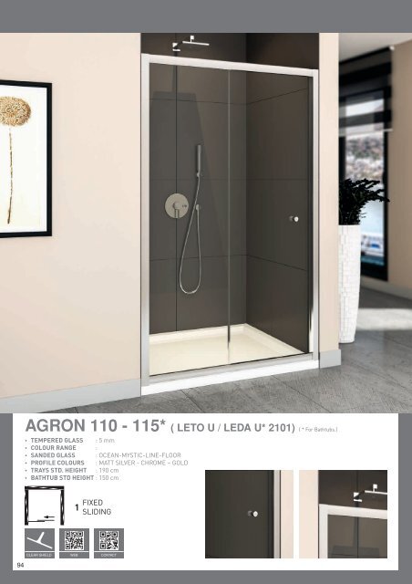 SHOWER ENCLOSURES CATALOGUE