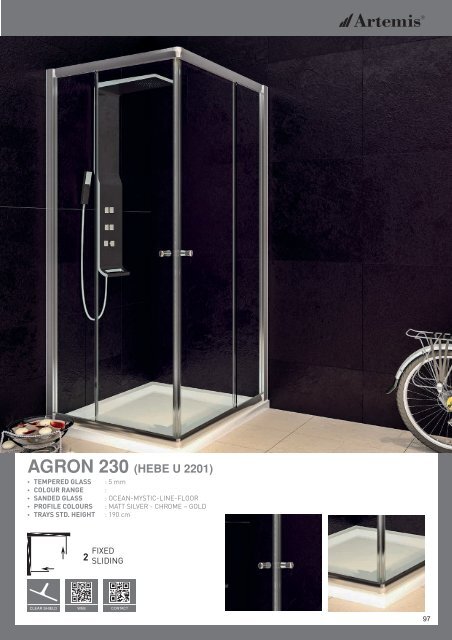 SHOWER ENCLOSURES CATALOGUE