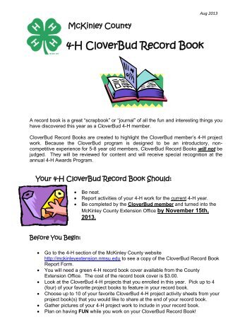 cloverbud-record-book-instructions