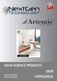 SOLID SURFACE SINKS CATALOGUE