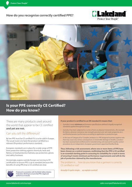 CE Certification Leaflet_GB