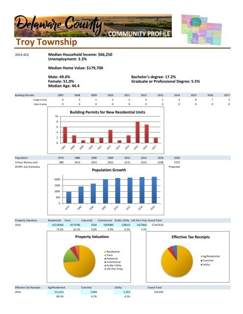 Delaware County Townships