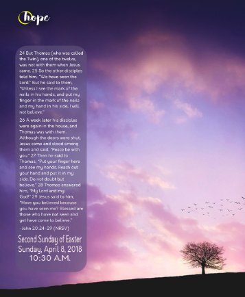 04_08_2018 Bulletin 1030 Service