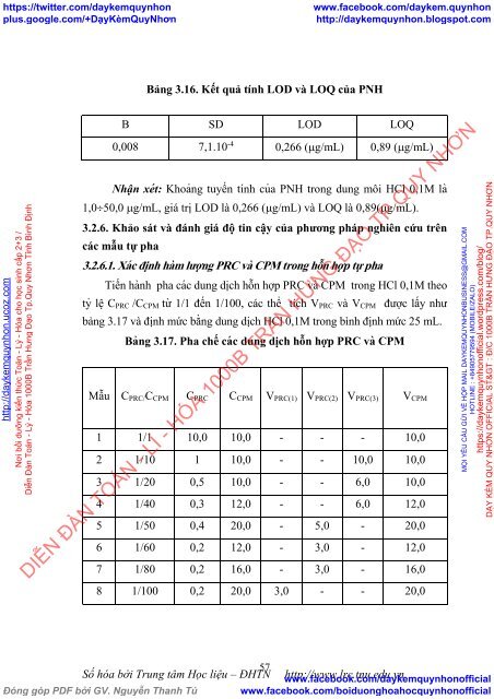 Định lượng đồng thời paracetamol, Chlorpheniramine maleate và Phenylephrine hydrochloride trong thuốc Decolgen  forte bằng phương pháp sắc ký lỏng hiệu năng cao và phương pháp quang phổ hấp thụ phân tử