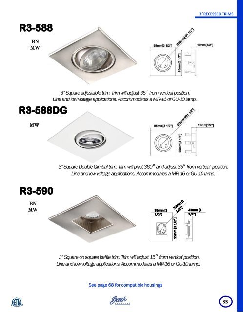 BEACH LIGHTING 2018 Catalog