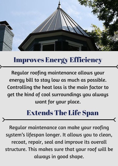 Improve Quality of your Roof with Maintenance