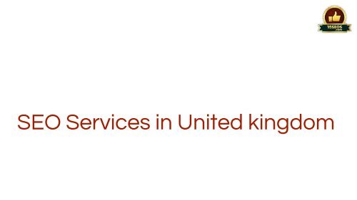 SEO Services in United Kingdom