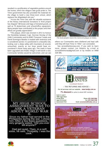 Commando News Issue 12 2018