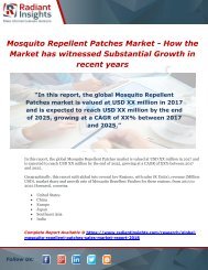 Mosquito Repellent Patches Sales Market Report 2018