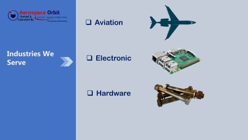 Aerospace Orbit Leader in Aerospace Parts