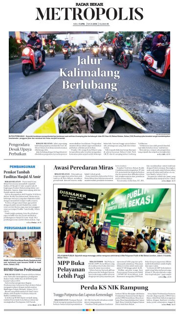 RADAR BEKASI EDISI 11 APRIL 2018