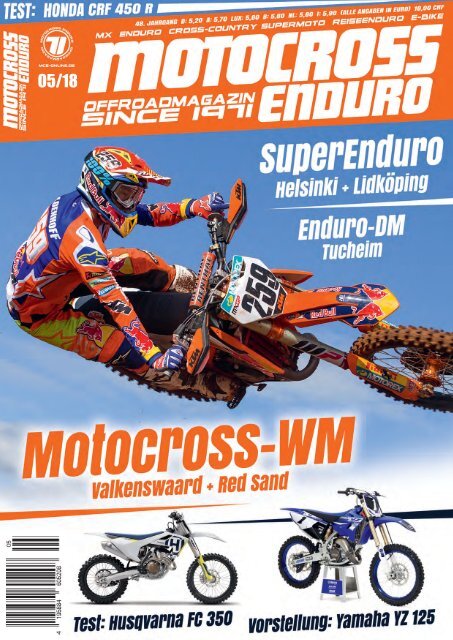 Motocross Enduro Ausgabe 05/2018