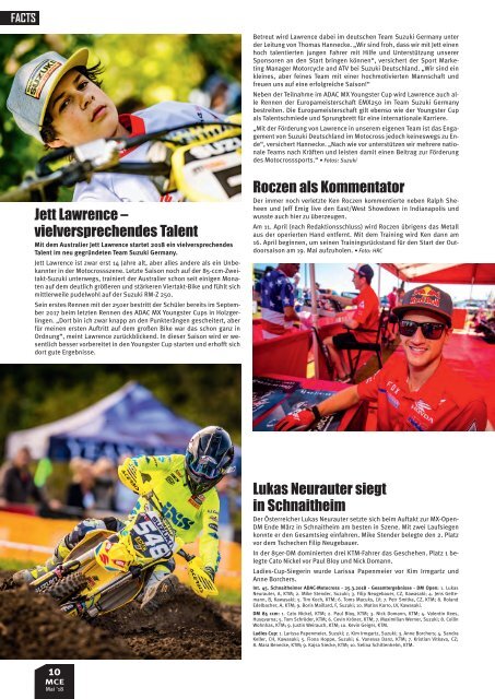Motocross Enduro Ausgabe 05/2018