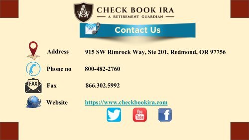 Real Estate IRA LLC | Check Book IRA LLC