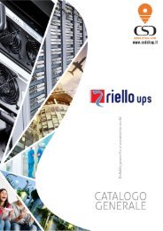 Catalogo Riello UPS 2018