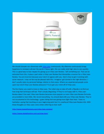 Vitax Lean - Review