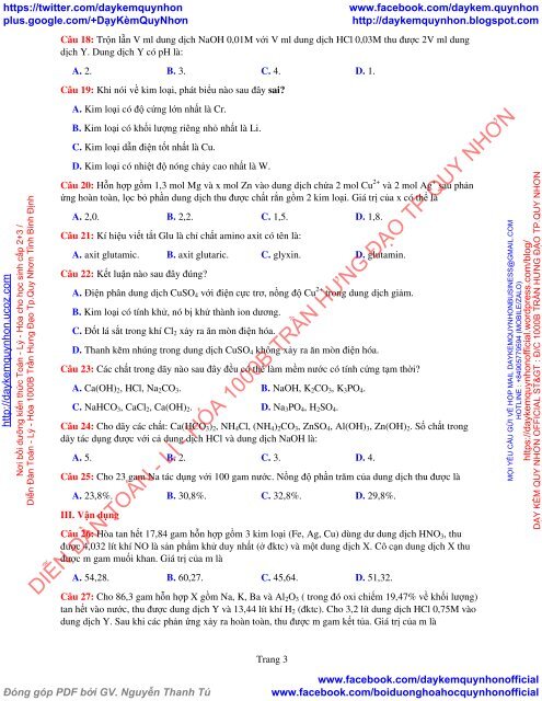 Bộ đề thi thử THPT QG 2018 Các môn TOÁN - LÍ - HÓA Các trường THPT Cả nước CÓ HƯỚNG DẪN GIẢI (Lần 8) [DC11042018]