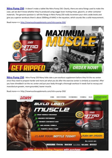 http://newmusclesupplements.com/nitro-pump-250/