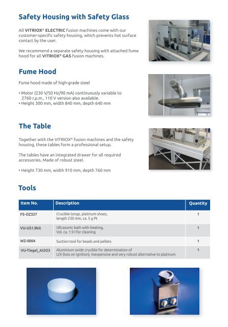 Fluxana XRF Fusion Machines Vitriox Electric