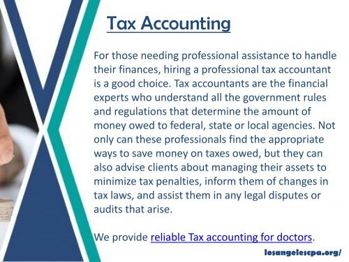 Secure Tax Accounting for Doctors