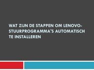 Wat zijn de stappen om Lenovo-stuurprogramma's automatisch te installeren