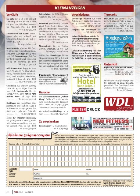 WDL-aktuell April 2018