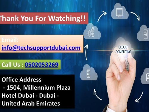 Get The Best Cloud Solution in Dubai ,  Dial - 0502053269