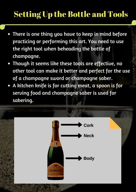 Ways to uncork champagne with champagne saber