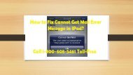 Call 1-800-608-5461How to Fix Cannot Get Mail Error Message in iPad