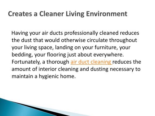 Five Benefits of Air Duct Cleaning