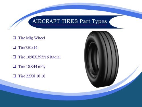 Purchasing Efficiency Aircraft Tire Parts Supplier