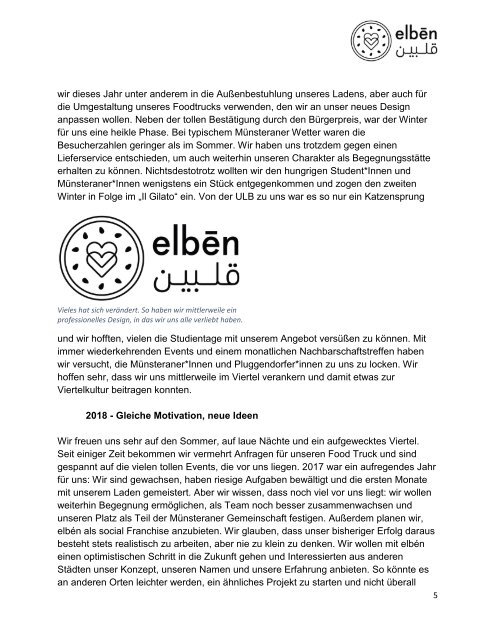 elbén Jahresrückblick 2017