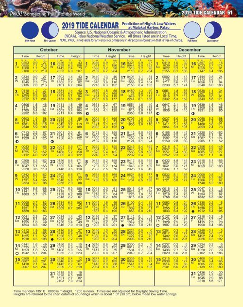 PNCC Palau 2018 Yellow Pages