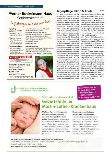 Gazette Wilmersdorf April 2016