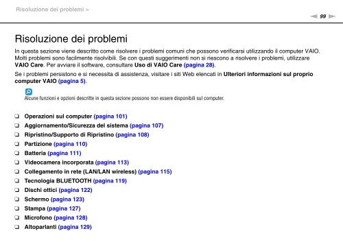 Sony VPCYB3Q1R - VPCYB3Q1R Mode d'emploi Italien