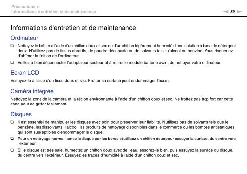 Sony VPCYB3Q1R - VPCYB3Q1R Mode d'emploi Fran&ccedil;ais