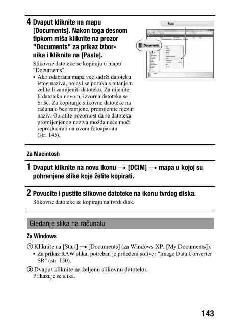 Sony DSLR-A500Y - DSLR-A500Y Istruzioni per l'uso Croato