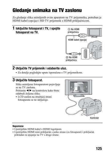 Sony DSLR-A500Y - DSLR-A500Y Istruzioni per l'uso Croato