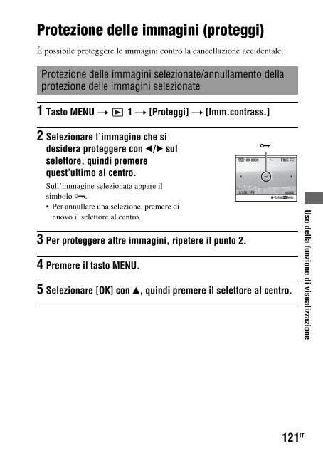 Sony DSLR-A500Y - DSLR-A500Y Istruzioni per l'uso