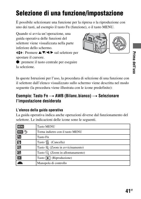 Sony DSLR-A500Y - DSLR-A500Y Istruzioni per l'uso