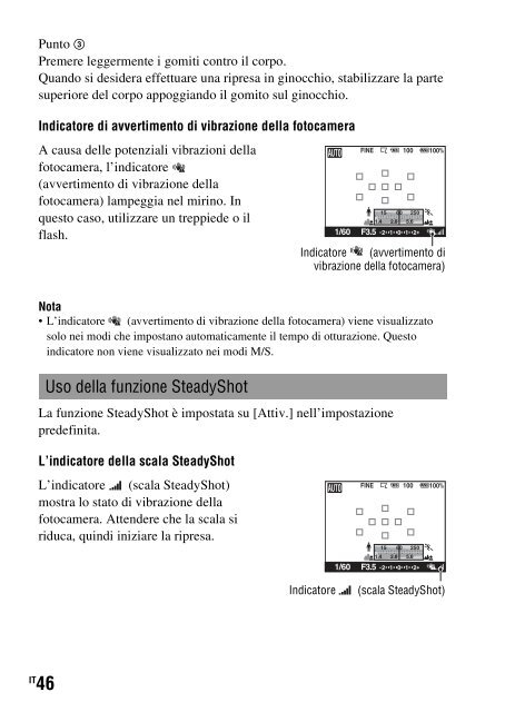 Sony DSLR-A500Y - DSLR-A500Y Istruzioni per l'uso