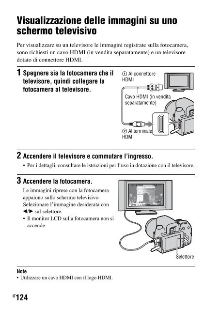 Sony DSLR-A500Y - DSLR-A500Y Istruzioni per l'uso