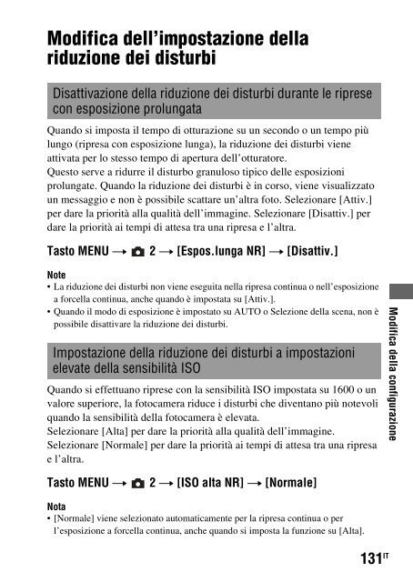 Sony DSLR-A500Y - DSLR-A500Y Istruzioni per l'uso