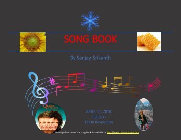 Sanjay Srikanth - Song Book Final