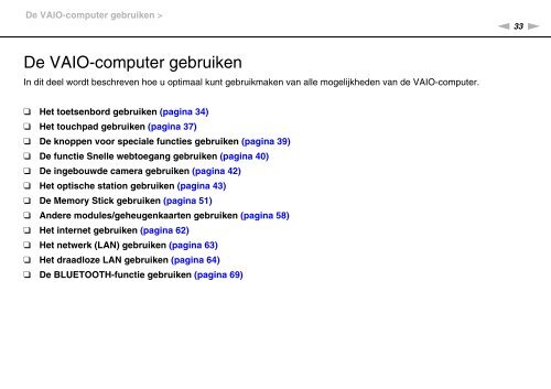 Sony VPCCB3M1E - VPCCB3M1E Mode d'emploi N&eacute;erlandais