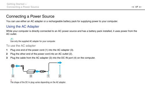 Sony VPCCB3M1E - VPCCB3M1E Mode d'emploi Anglais