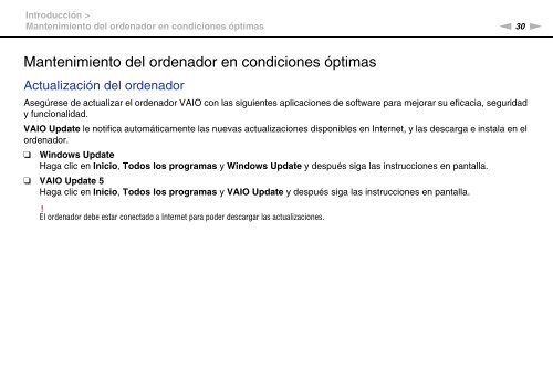 Sony VPCCB3M1E - VPCCB3M1E Mode d'emploi Espagnol