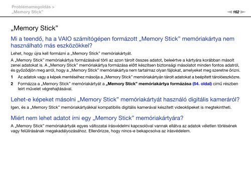 Sony VPCCB3M1E - VPCCB3M1E Mode d'emploi Hongrois