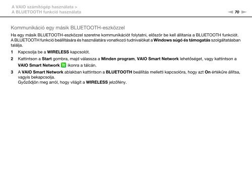 Sony VPCCB3M1E - VPCCB3M1E Mode d'emploi Hongrois